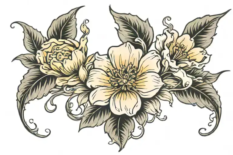 Birth Month Flowers Blooming