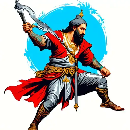 Orthodox Warrior Battling