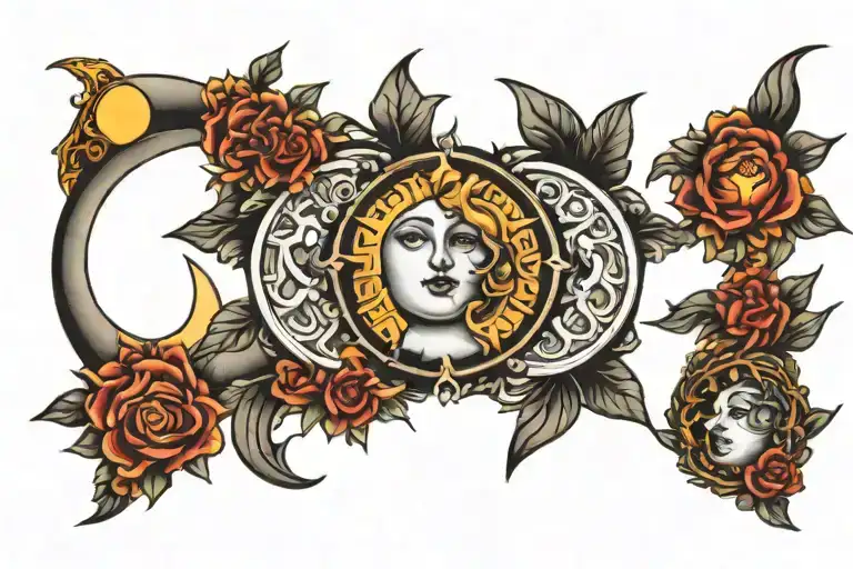 Triple Goddes Moon Phases