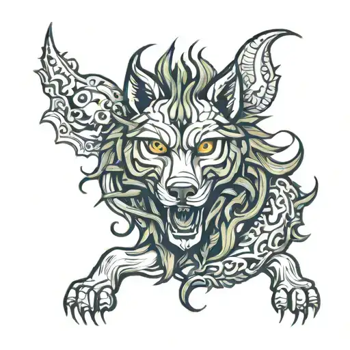 Wolf Scorpio Zodiac Sign