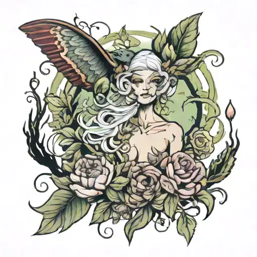 Grandmother Nature Comic Book Style