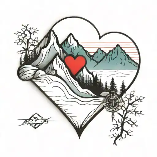Mountain And Heartbeat