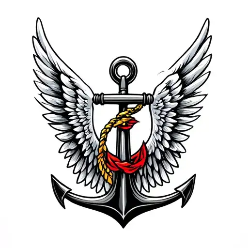 Anchor Wings Spread Wide