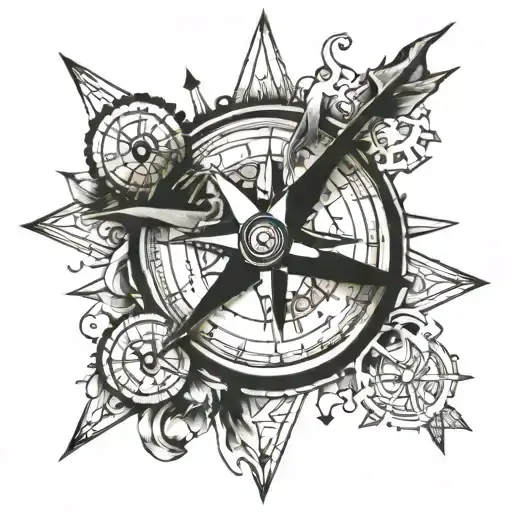 Compass And Clock