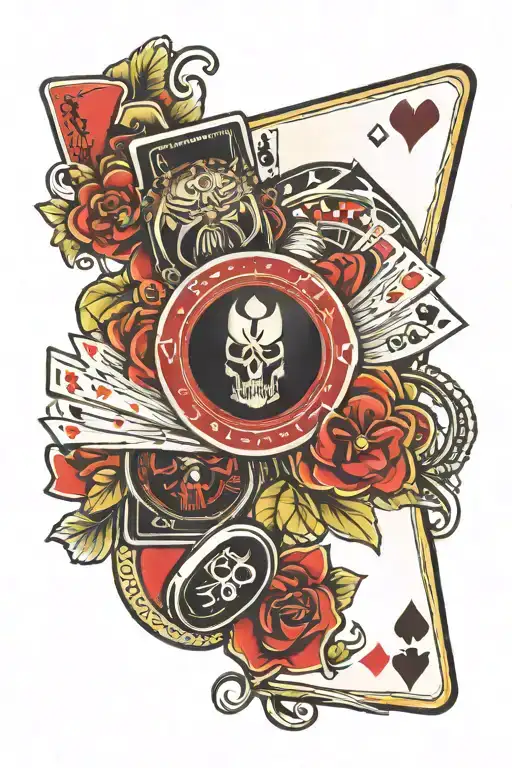 Chicano Style Gambling Themed