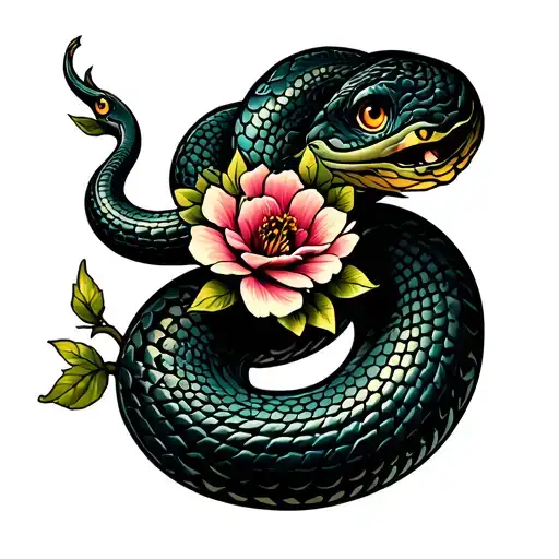 Flowers Snake