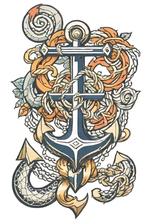 Navy Anchor
