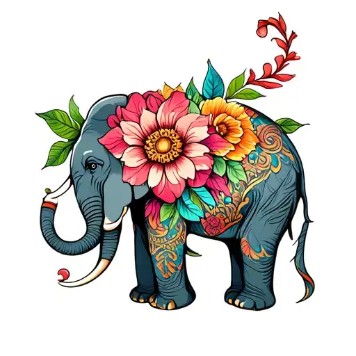 Elephant Flower Trunk