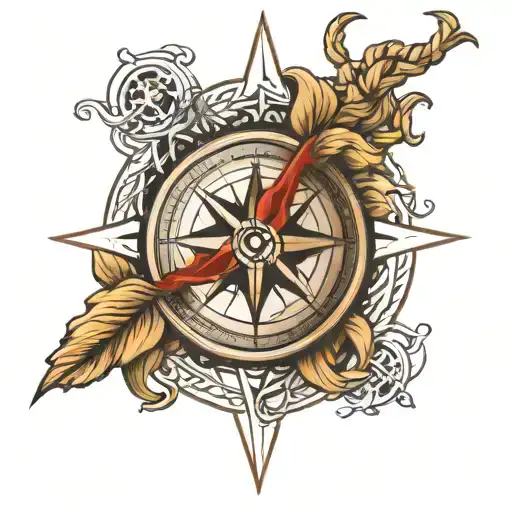 Compass Rope Intertwined