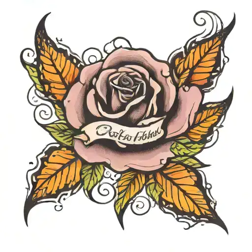 Rose With The Name Petals