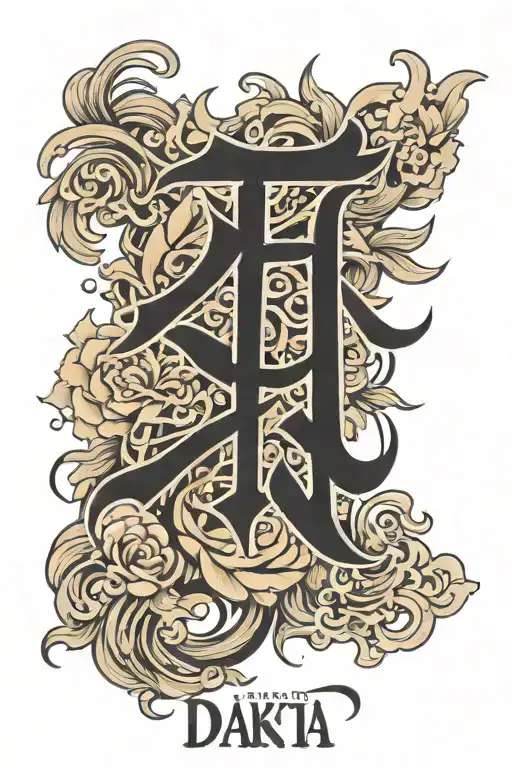 Dakota Name In Chinese Lettering
