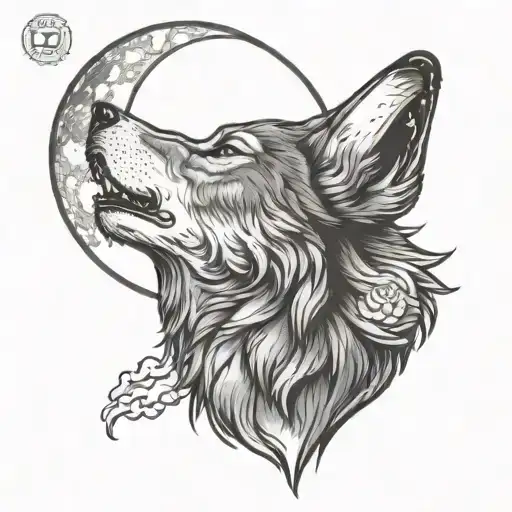 Wolf Howling At The Moon