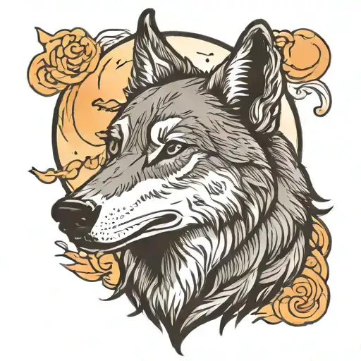 Wolf Howling At The Moon