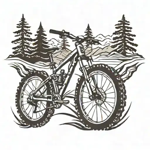 Mountain Bike Silhouette