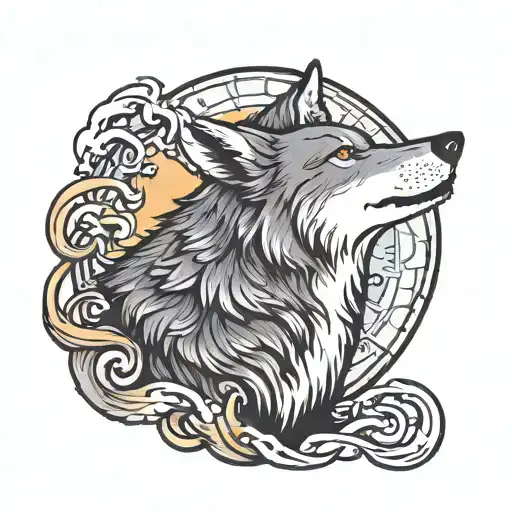 Wolf Howling At The Moon