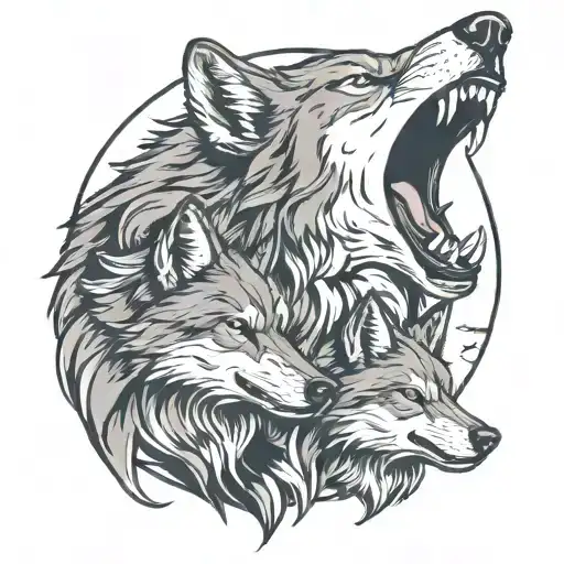 Wolf Pack Howling