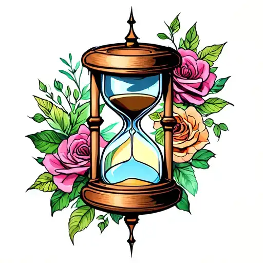 Sleeve With Hourglass Surrounded