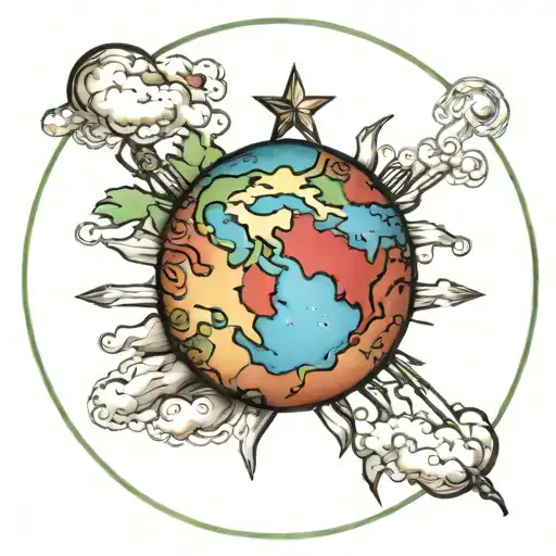 Globe Only Land Is Texas