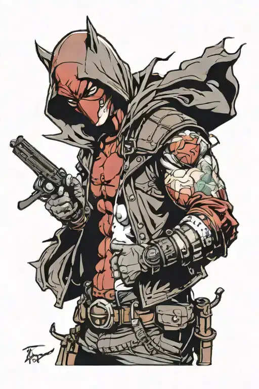 Red Hood Cartoon Chatacter