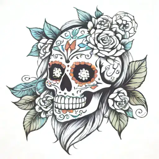 Boho Sugar Skull