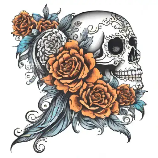 Boho Sugar Skull