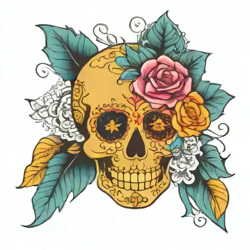 Boho Mandala Sugar Skull