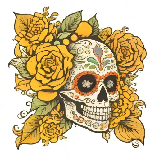 Boho Mandala Sugar Skull