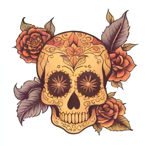 Boho Mandala Sugar Skull