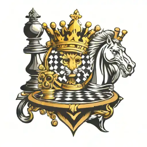 King Chess Board