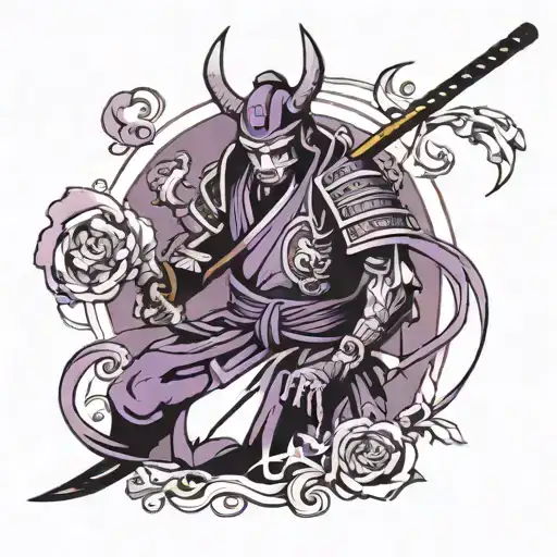 Purple Void Samurai