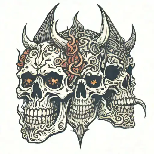 Skull And Demons