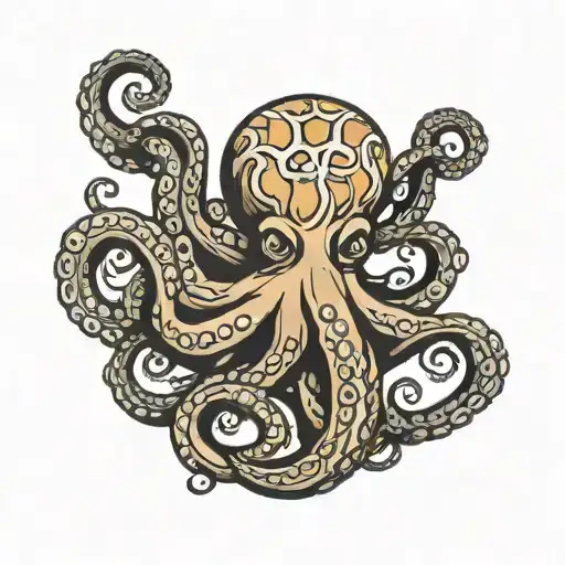 Cartoon Octopus