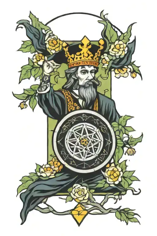 King Of Pentacles Tarot Card