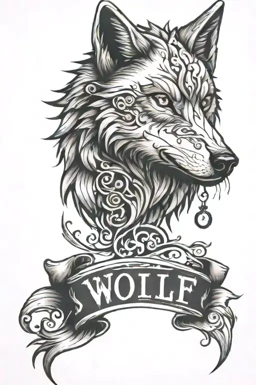 Wolf With A Name Written