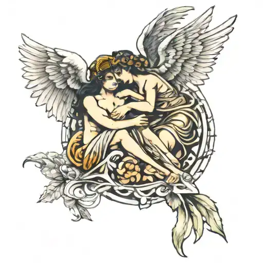 Angel Winnings With Athena Under