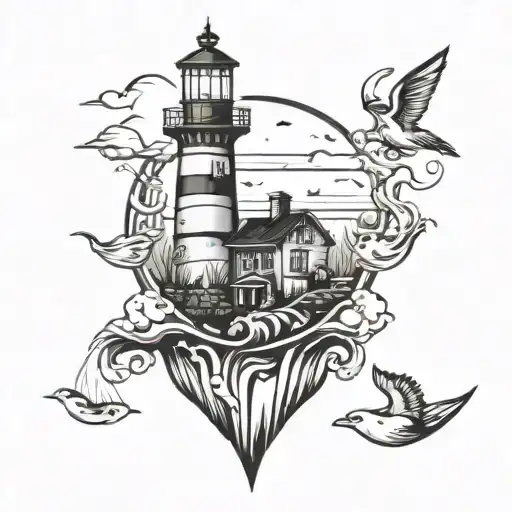 Lighthouse Surrounded