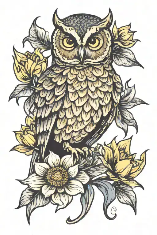 Owl Daffodil Sunflower