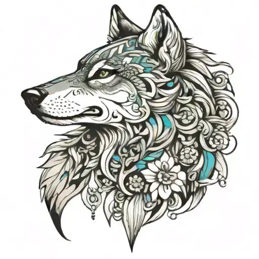 Slavic Woman Wolf
