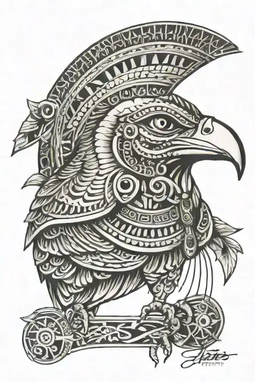 Horus Portrait Looking