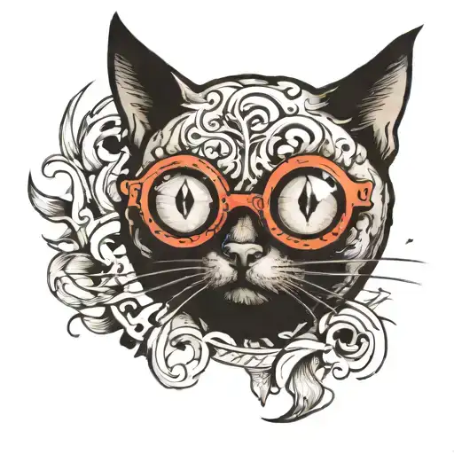 Cat With 4 Eyes Daemon
