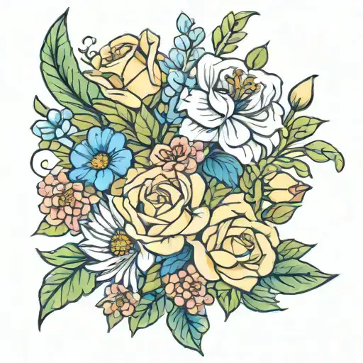 Birth Flower Bouquet