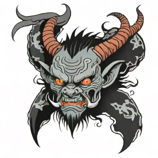 Japanies Half Demon Half Per Aspera Ad