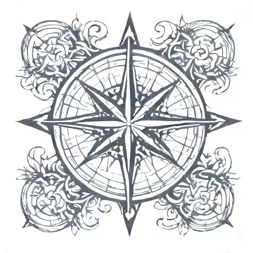 Compass Rose Intertwined