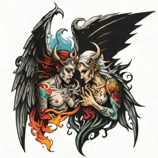 Angel And Demon Falls