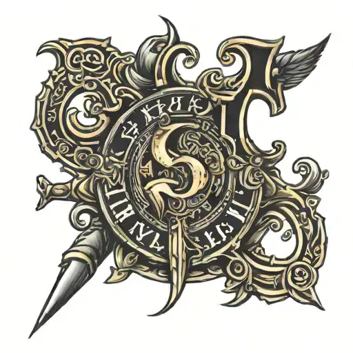 Roman Numerical Number 56 Ammunition Side