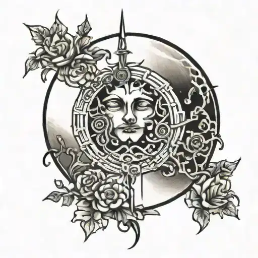 Full Moon With Latter M