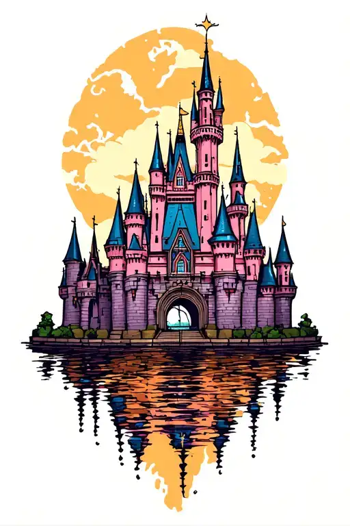 Cinderellas Castle Silhouette