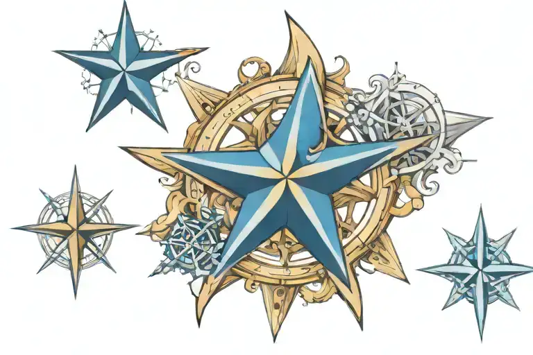 Nautical Stars With 51704