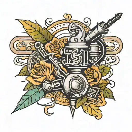 Tattoo Portfolio In Lettering With A Tattoo Machine