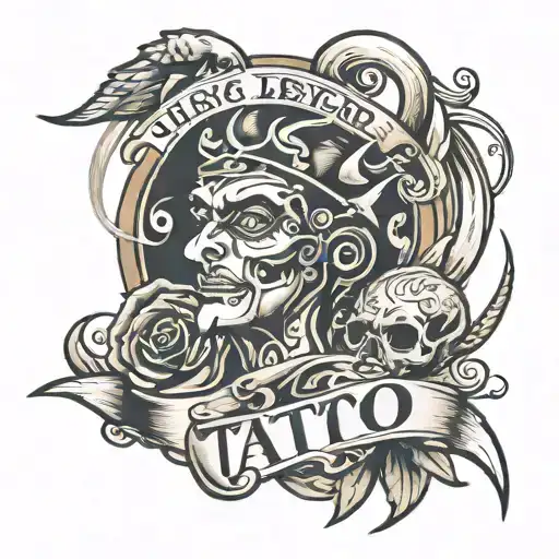 The Words Tattoo Resume In Lettering